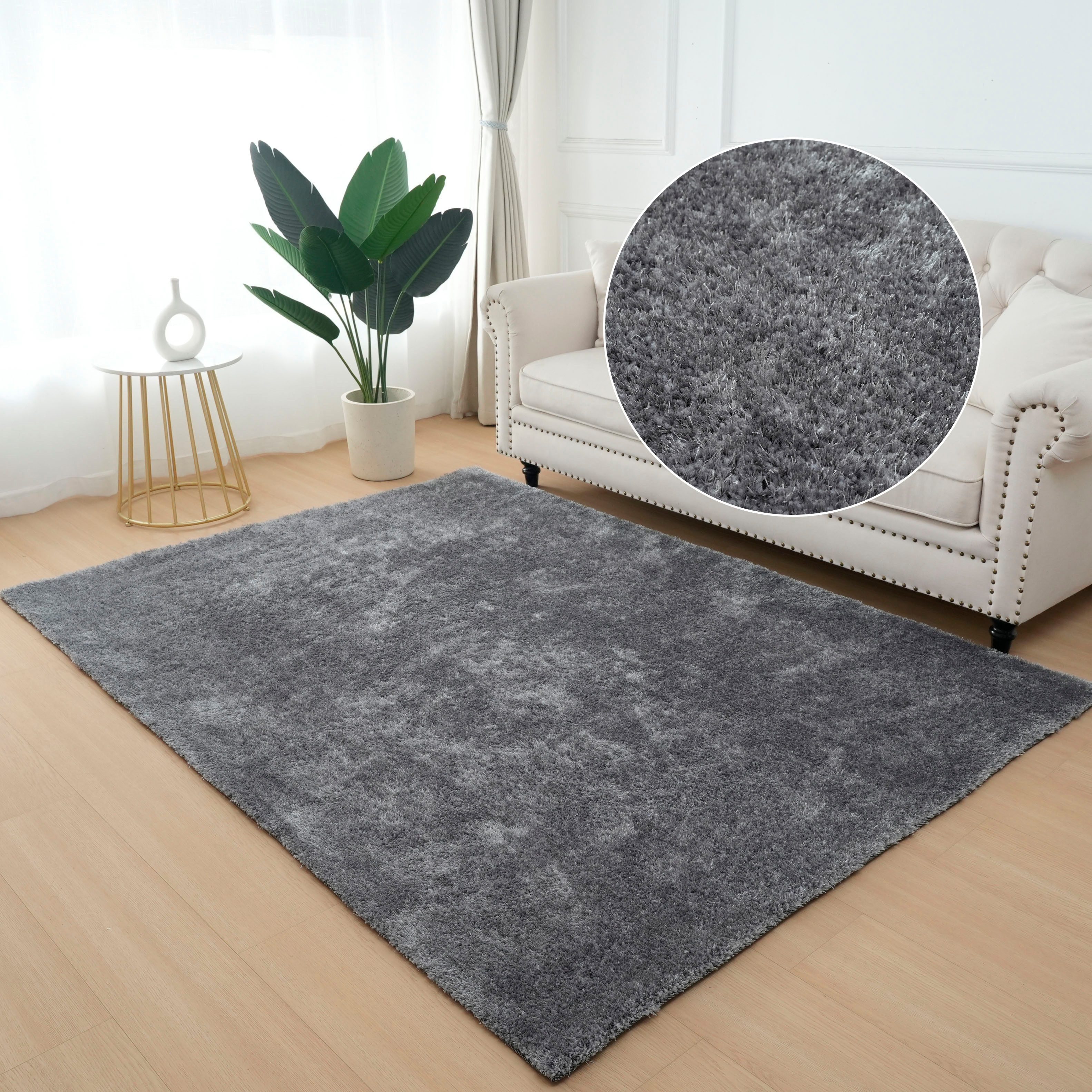 my home Hochflor-Teppich Dana light, besonders günstig online kaufen