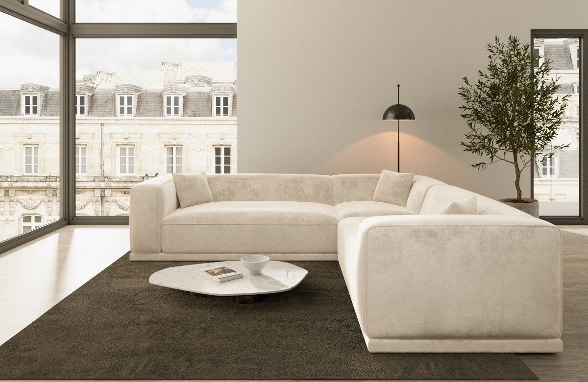 Sofa Dreams Ecksofa Polster Eckcouch Stoff Modern Eck Couch Ecksofa Merida günstig online kaufen