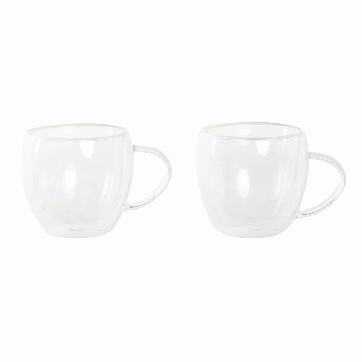 Satz Von Kaffeetassen Dkd Home Decor Kristall Durchsichtig Borosilikatglas günstig online kaufen