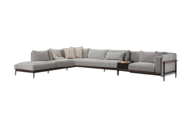 Xlmoebel Ecksofa Eckcouch L-Form in Grau, Modernes Stoffdesign für das Wohn günstig online kaufen