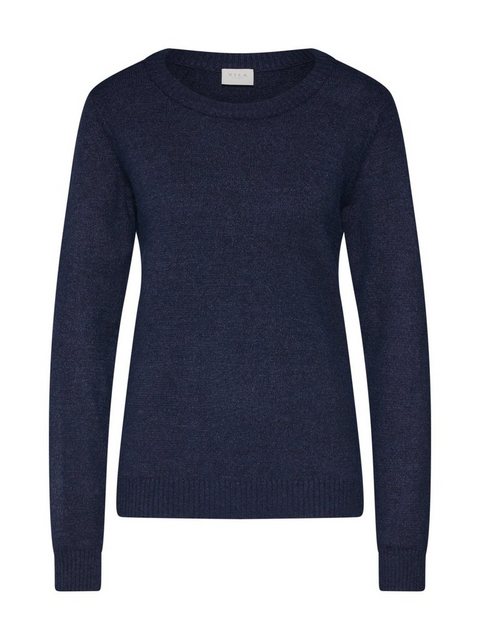 Vila Ril Langärmliger Pullover Mit O-ausschnitt XL Total Eclipse / Detail M günstig online kaufen