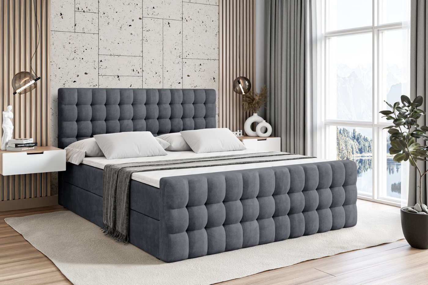 ALTDECOR Boxspringbett VIONE-Z günstig online kaufen