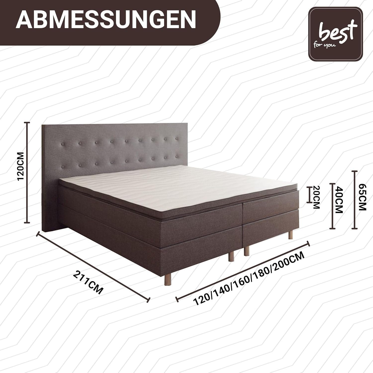 Best for Home Boxspringbett NEO Bonellfederkern günstig online kaufen