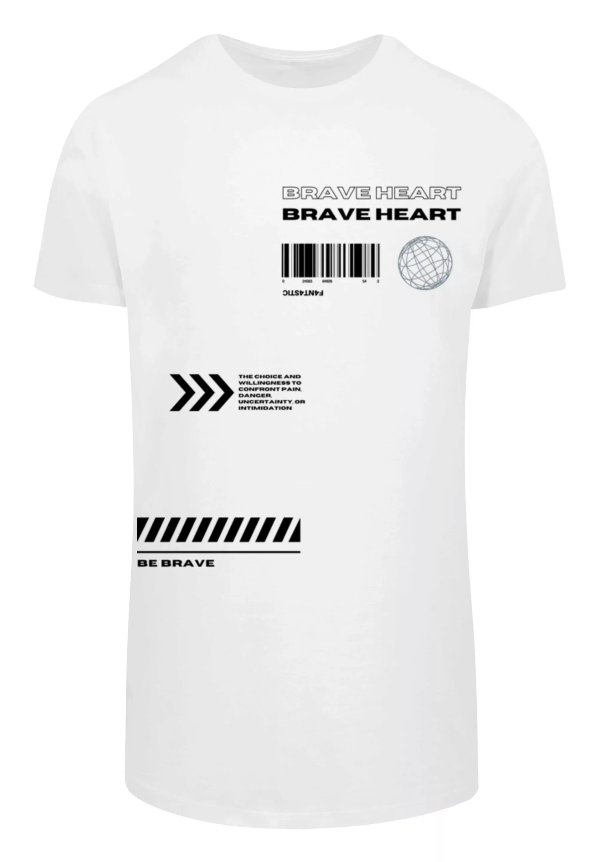 F4NT4STIC T-Shirt "Brave Heart LONG TEE", Print günstig online kaufen