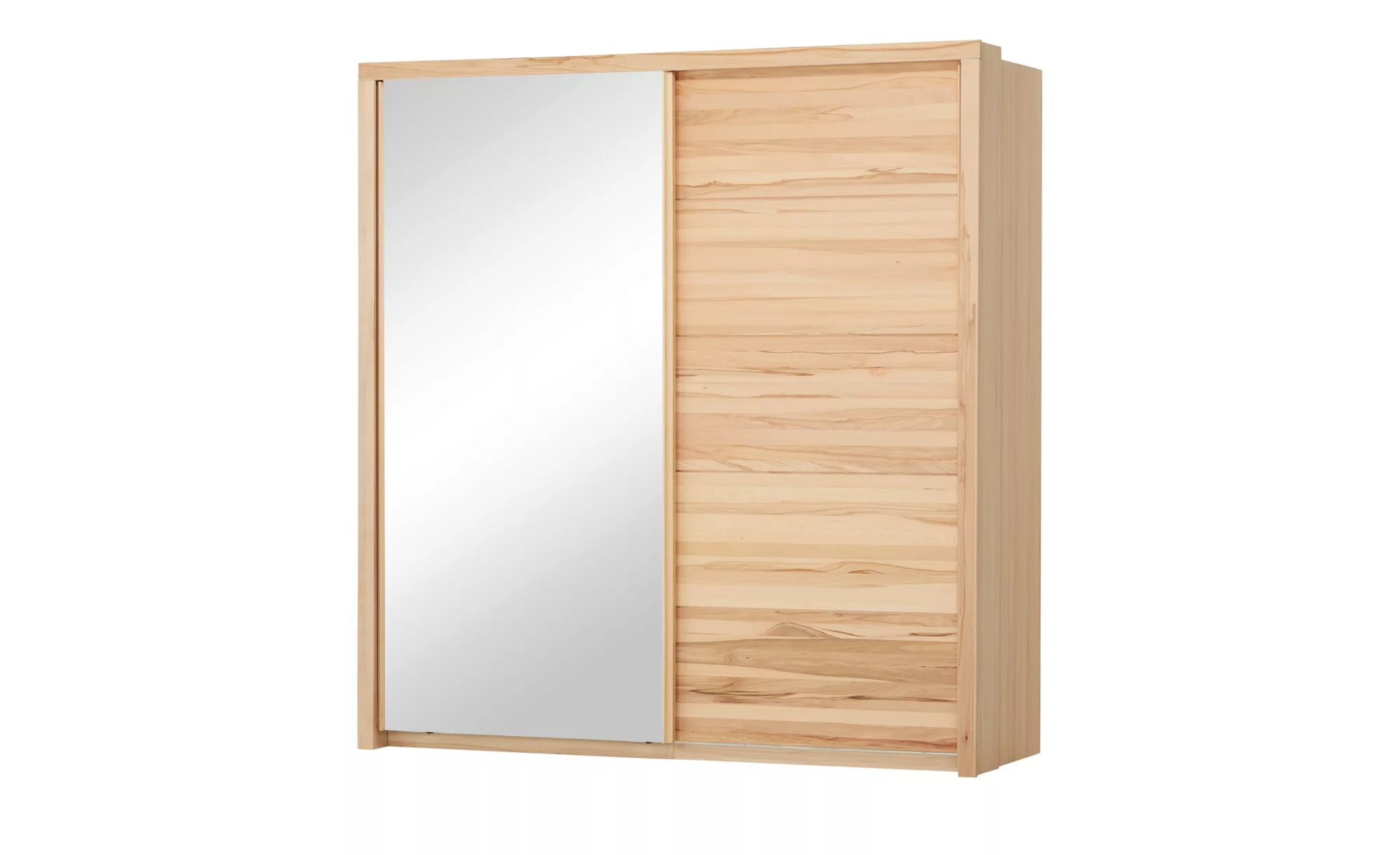 smart Schwebetürenschrank, 2-türig - holzfarben - 195 cm - 204 cm - 69 cm - günstig online kaufen