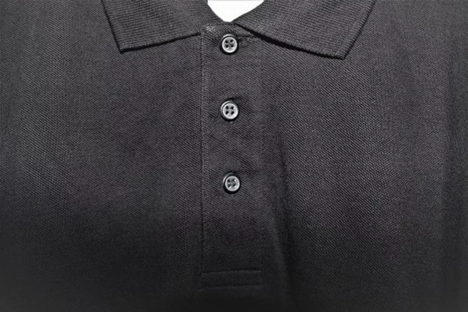 myMAW Poloshirt B&C SAFRAN Poloshirt schwarz Unisex Baumwolle Knopfleiste P günstig online kaufen