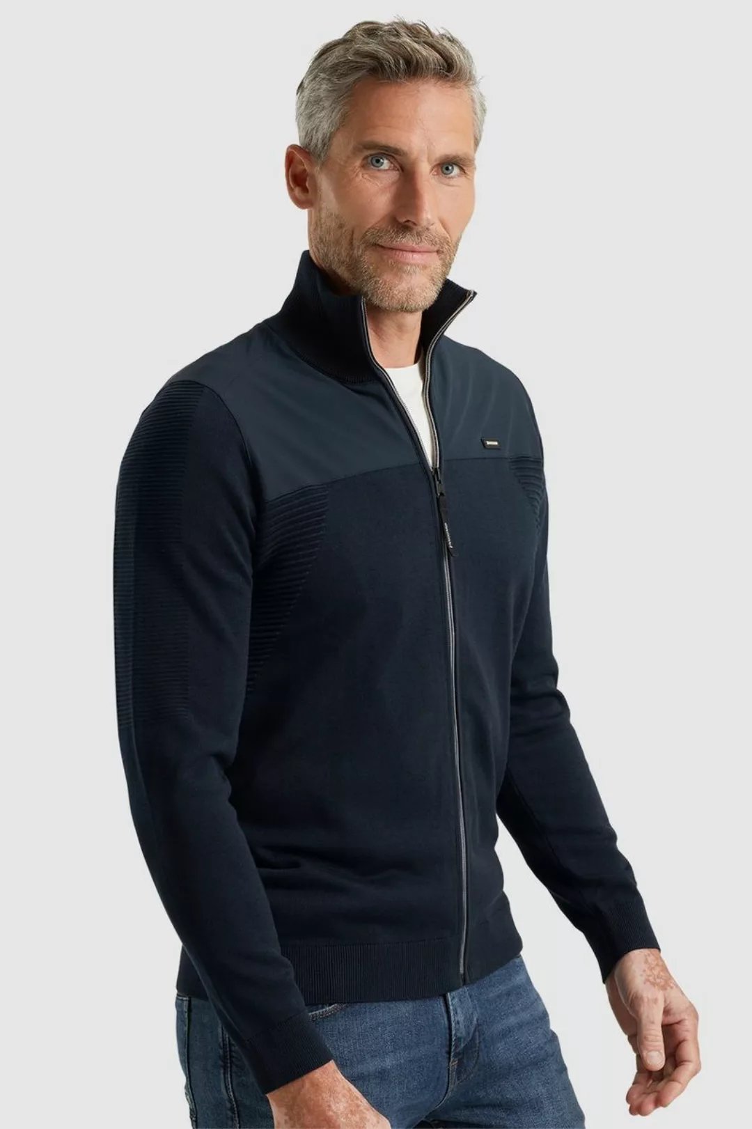 Vanguard Strickjacke Modal Navy - Größe XXL günstig online kaufen