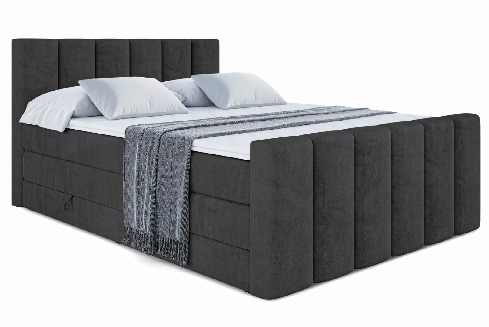 ALTDECOR Boxspringbett BOXI1-Z KING (Multipocket-Matratze H4, günstig online kaufen