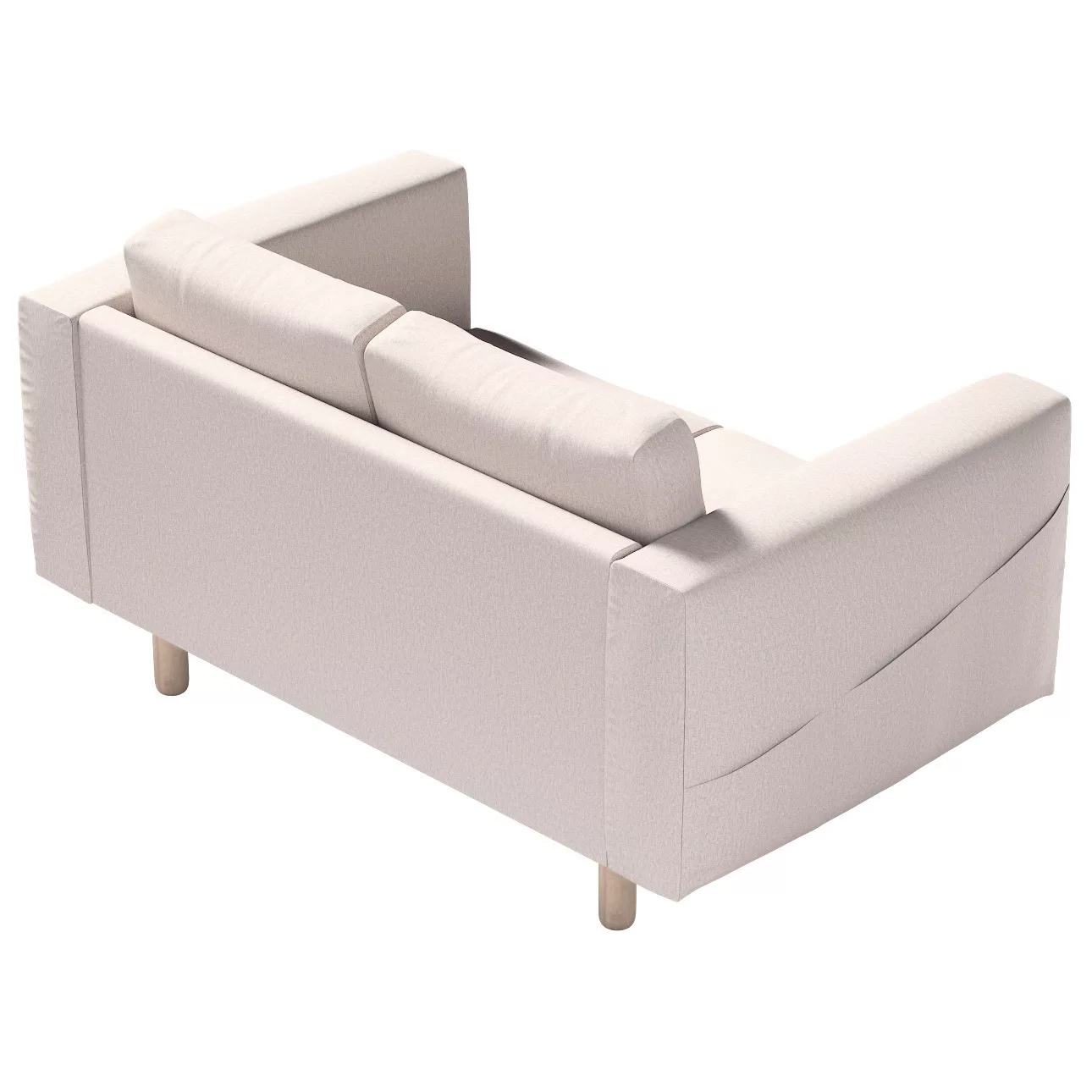 Bezug für Norsborg 2-Sitzer Sofa, hellbeige, Norsborg 2-Sitzer Sofabezug, M günstig online kaufen