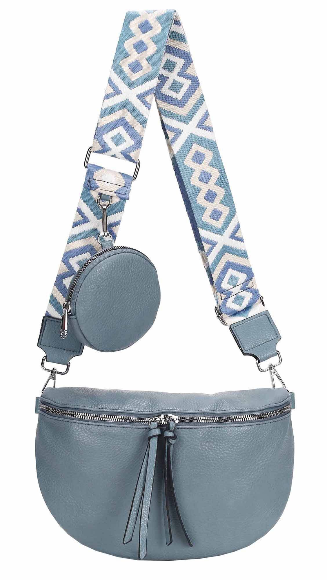 ITALYSHOP24 Bauchtasche Damen Gürteltasche Hüfttasche CrossBody günstig online kaufen