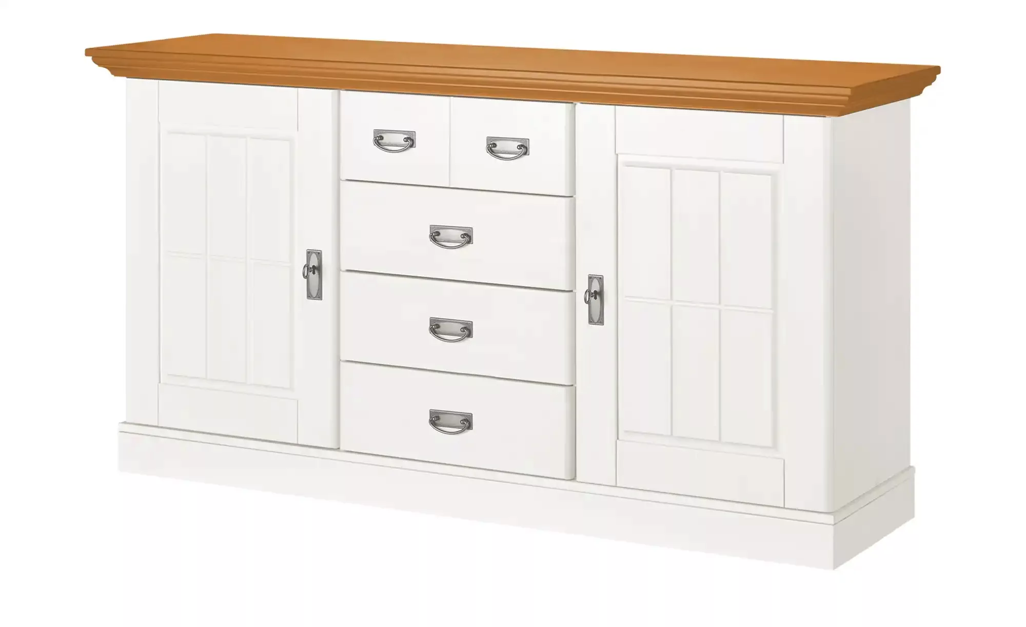 maison bleue Sideboard  Florian ¦ weiß ¦ Maße (cm): B: 171,3 H: 90,1 T: 48 günstig online kaufen