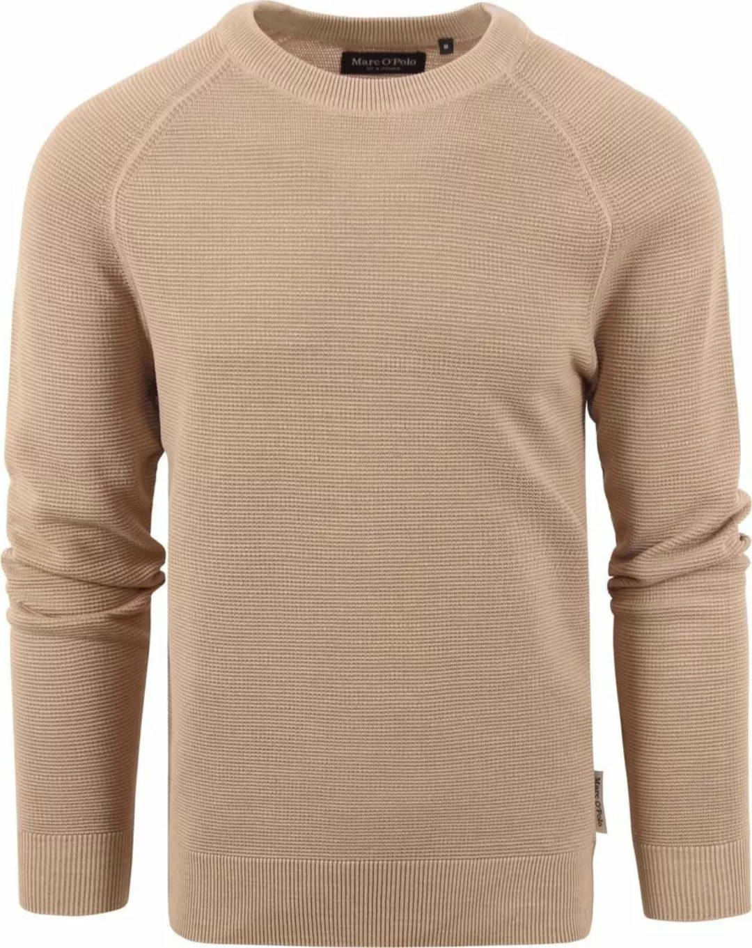 Marc O'Polo Strickpullover Crewneck with Raglan, wave ottoman günstig online kaufen