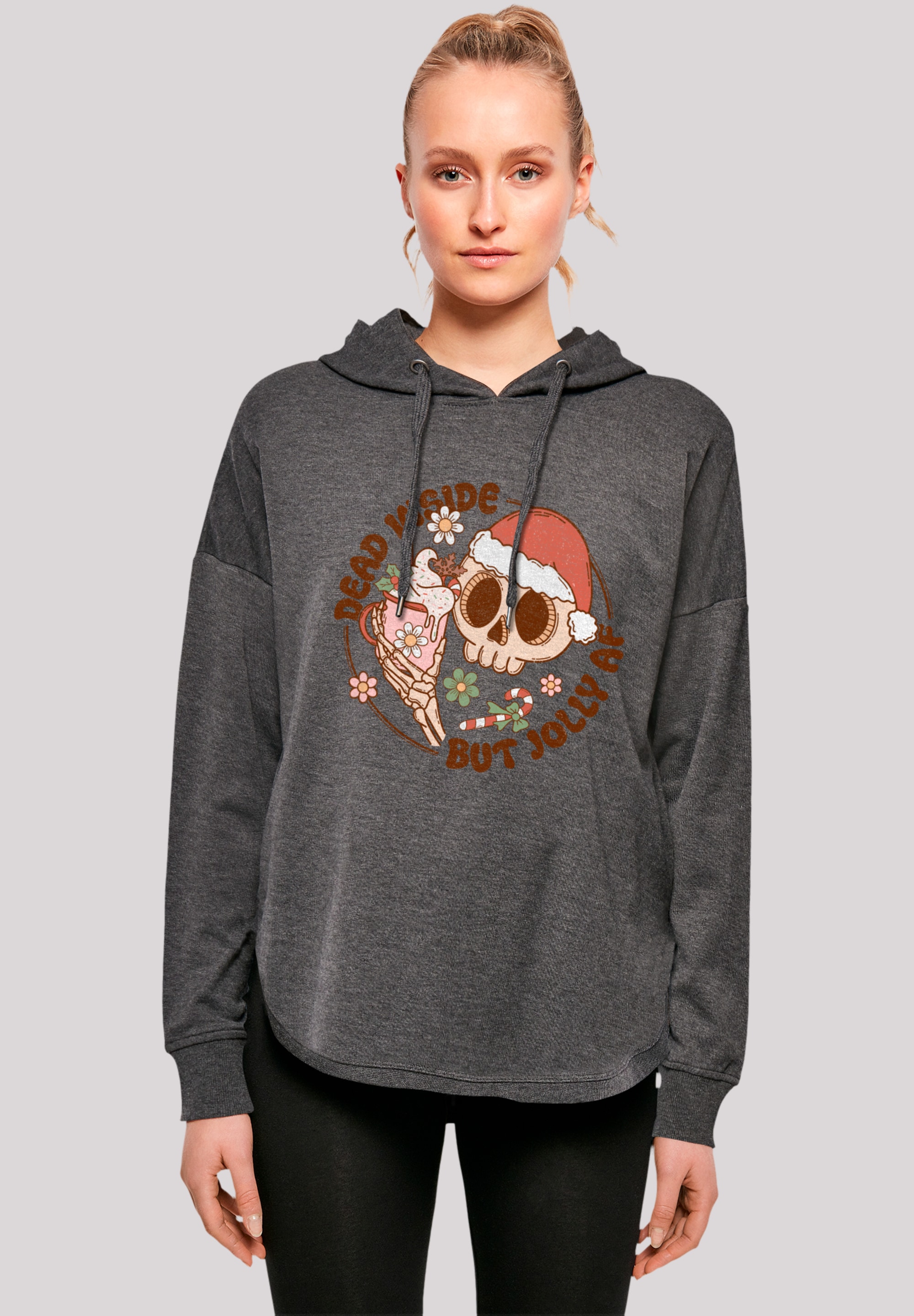 F4NT4STIC Kapuzenpullover "Dead inside but jolly AF Weihnachten", Premium Q günstig online kaufen