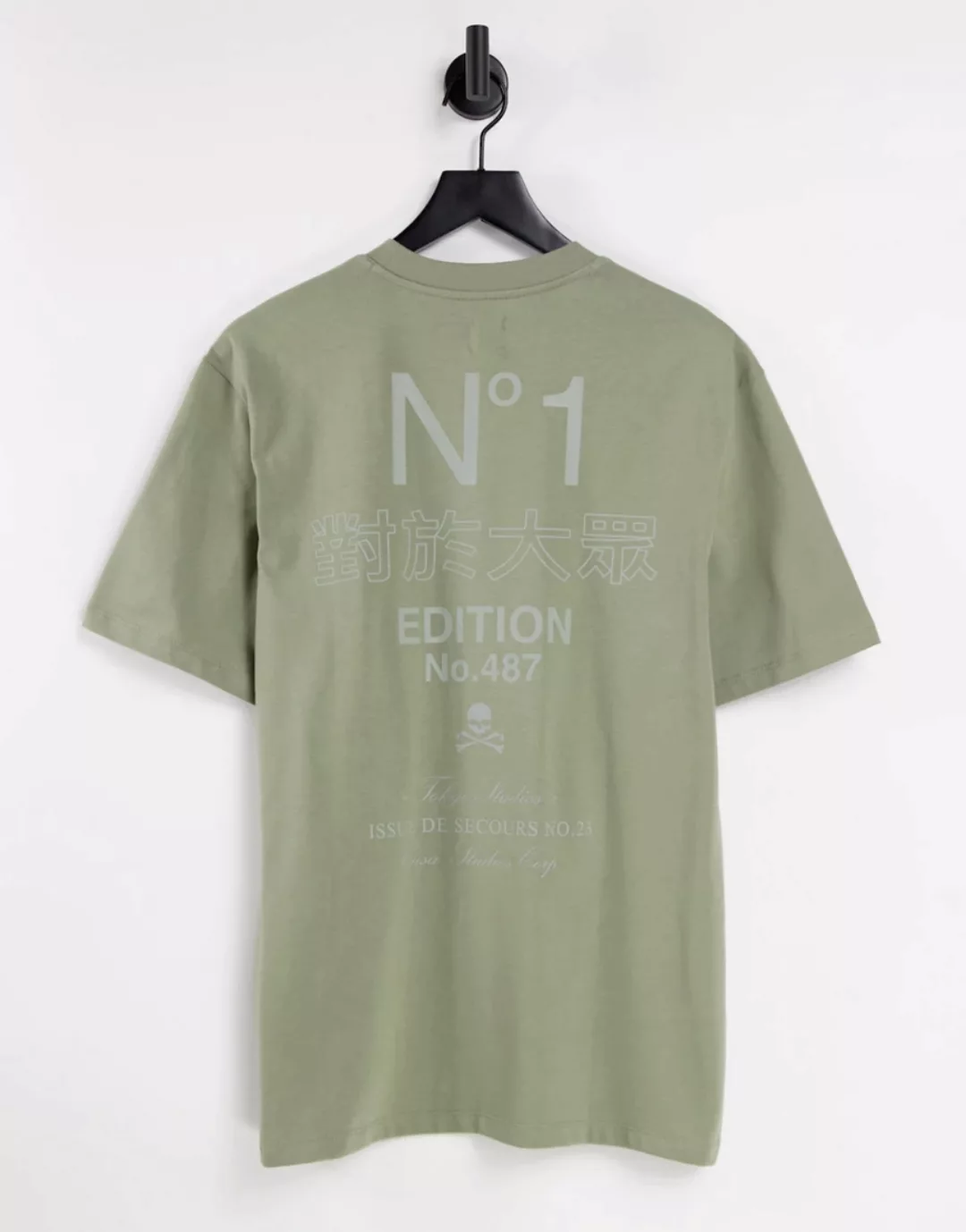 River Island – T-Shirt in Grün günstig online kaufen
