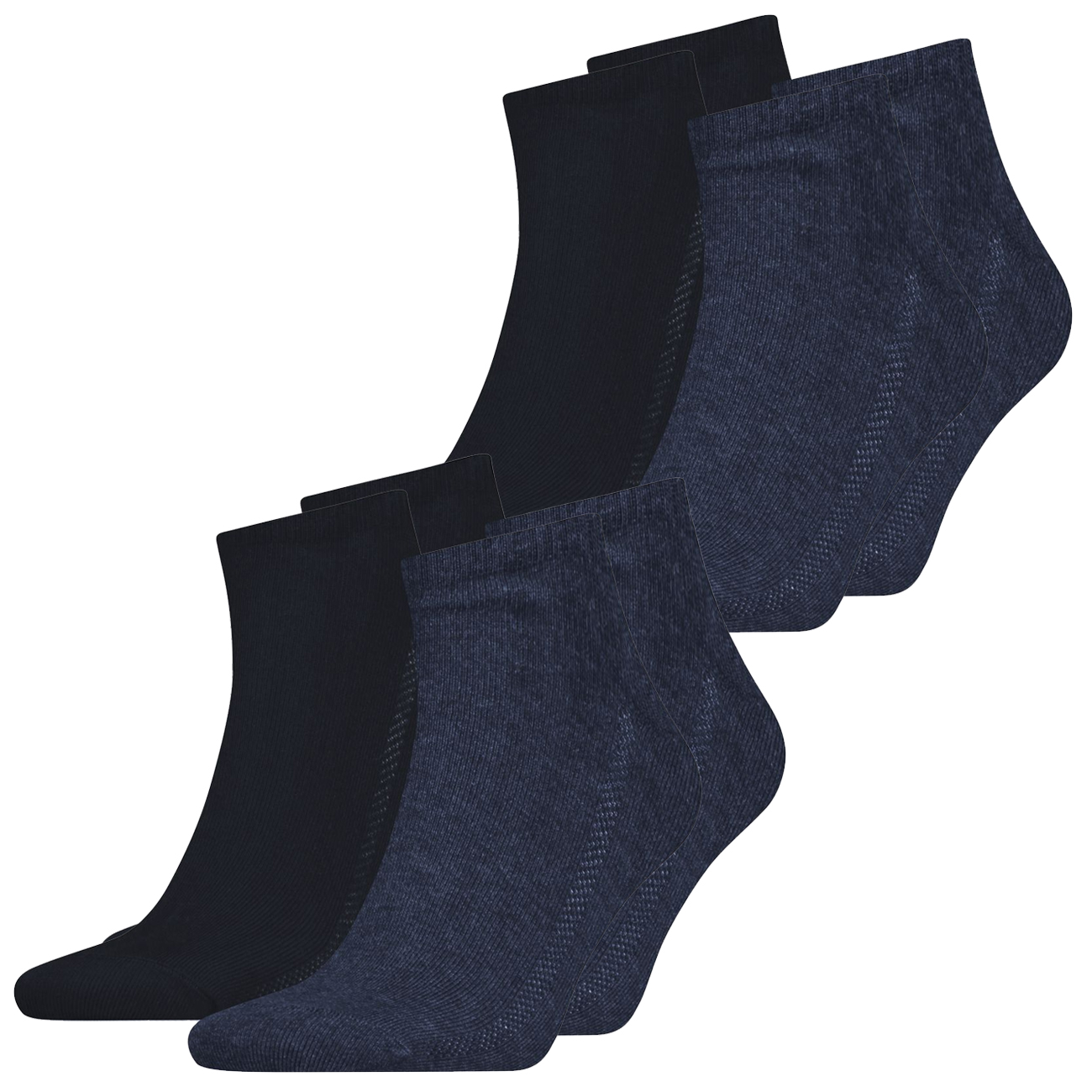 Levis Unisex Quarter Sportsocken 168SF Mid Cut 4er 6er 8er Multipack günstig online kaufen