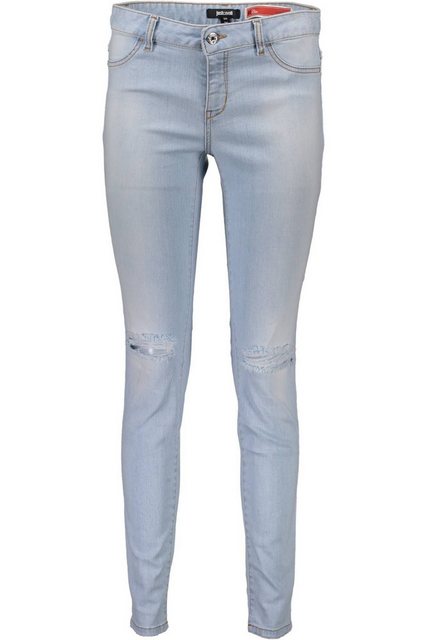 Just Cavalli 5-Pocket-Jeans Damen Jeans Blau: Verwaschener & Abgenutzter Lo günstig online kaufen