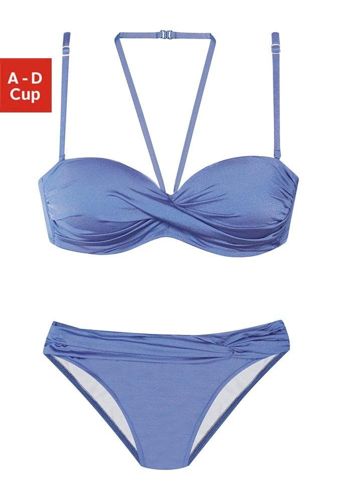 LASCANA Bügel-Bandeau-Bikini mit verschiedenen Trägervarianten günstig online kaufen