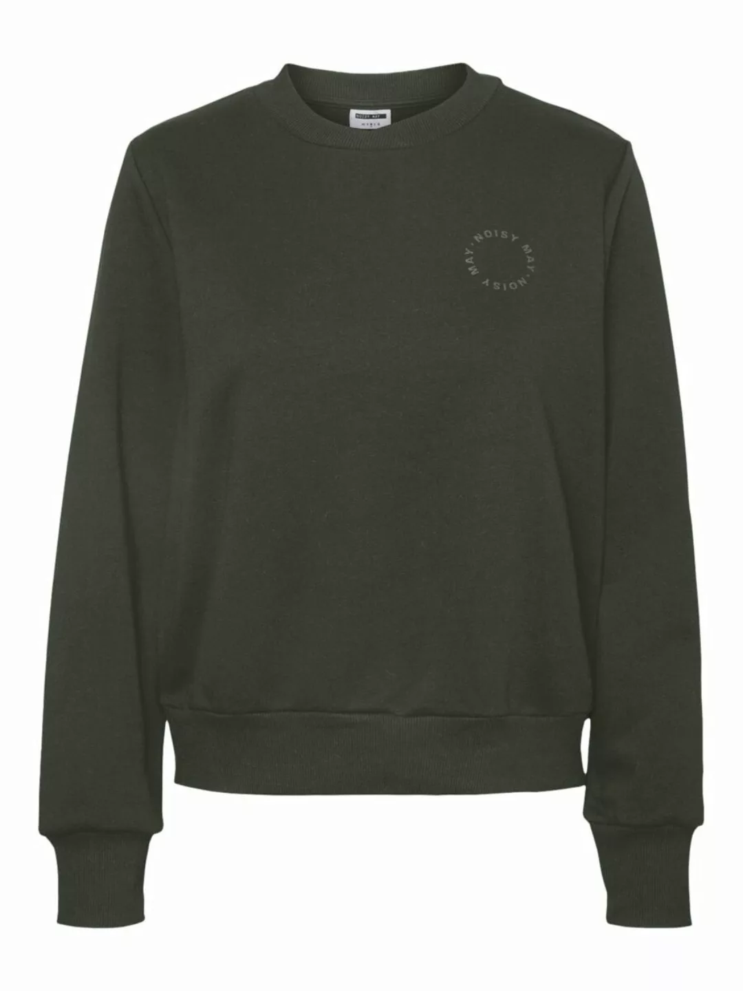 NOISY MAY Nmlupa Logo Sweatshirt Damen Grün günstig online kaufen