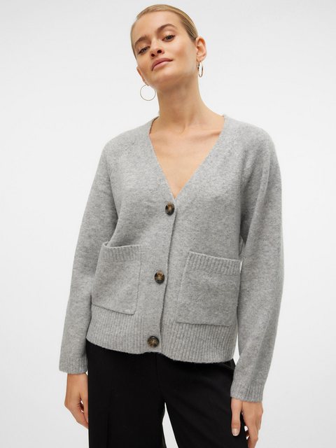 Vero Moda Strickjacke VMBoom (1-tlg) Plain/ohne Details günstig online kaufen