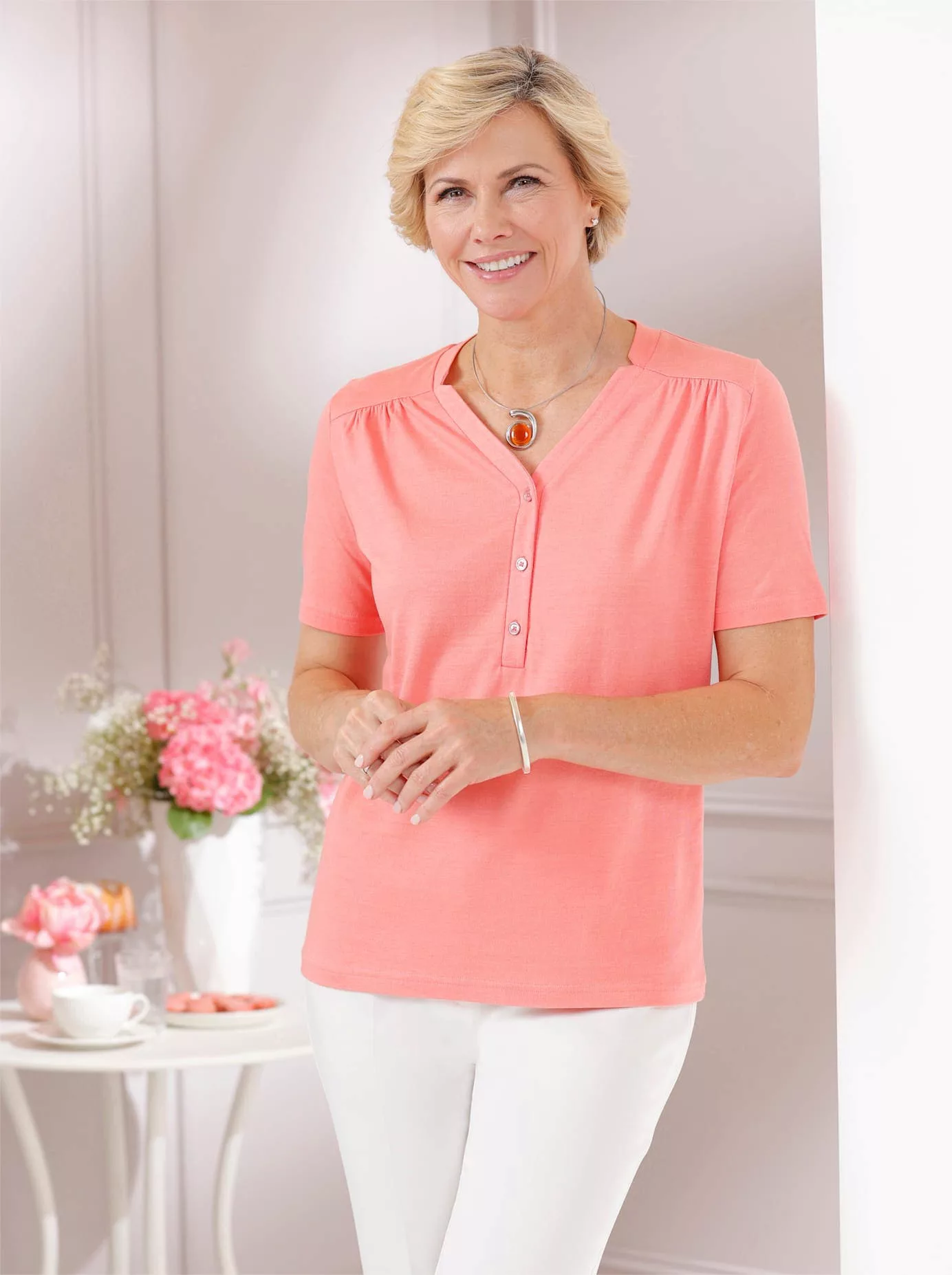 Classic V-Shirt "Shirt", (1 tlg.) günstig online kaufen