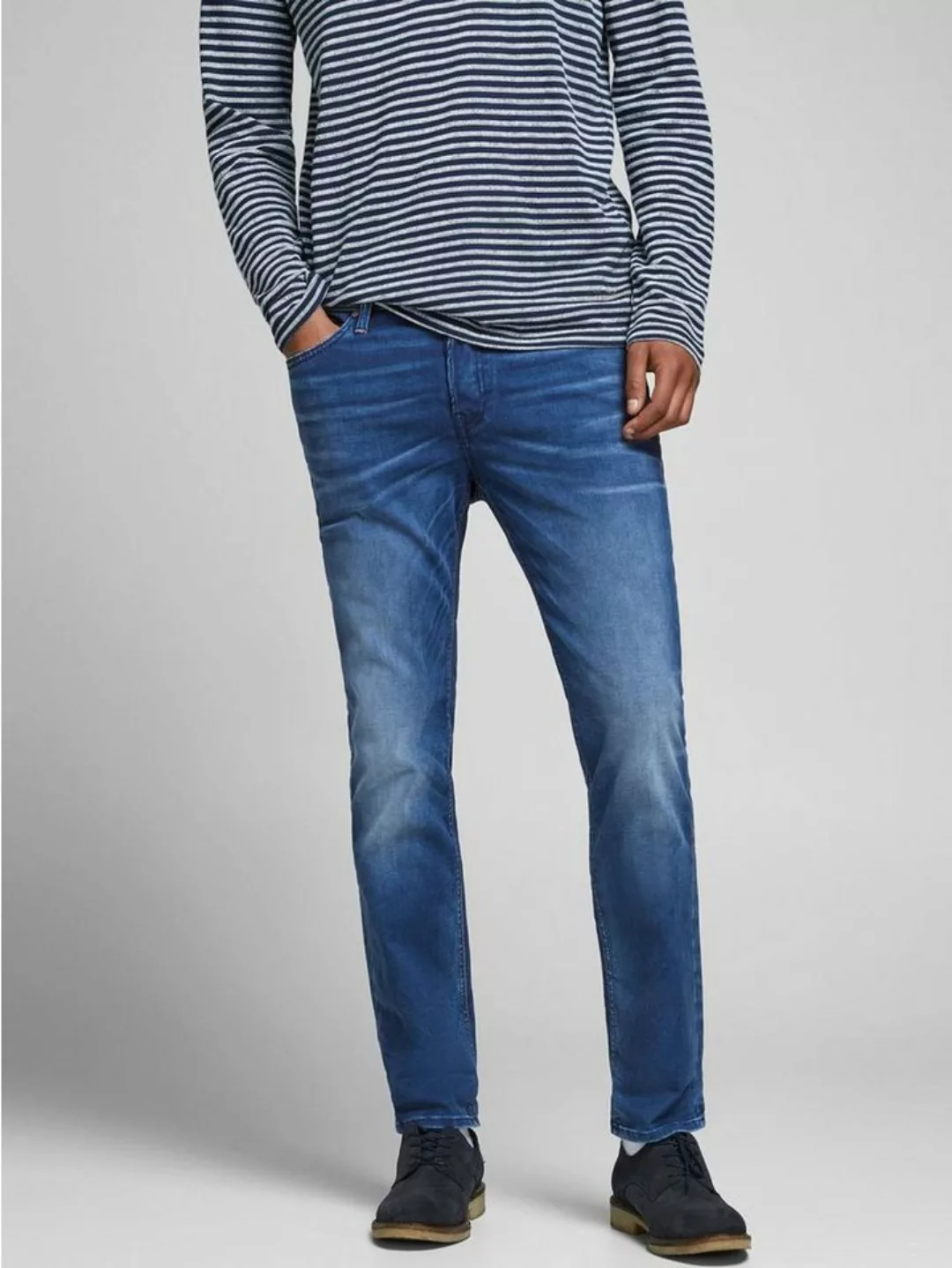 Jack & Jones Regular-fit-Jeans Jeans TIM Straight Legs Flat Front TIM ORIGI günstig online kaufen