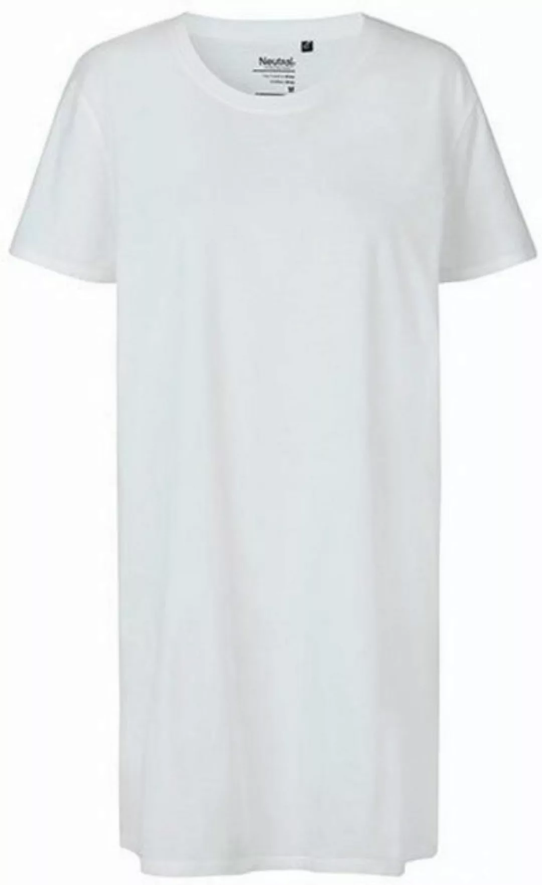 Neutral Rundhalsshirt Damen Long Length T-Shirt - Single-Jersey-Strick günstig online kaufen