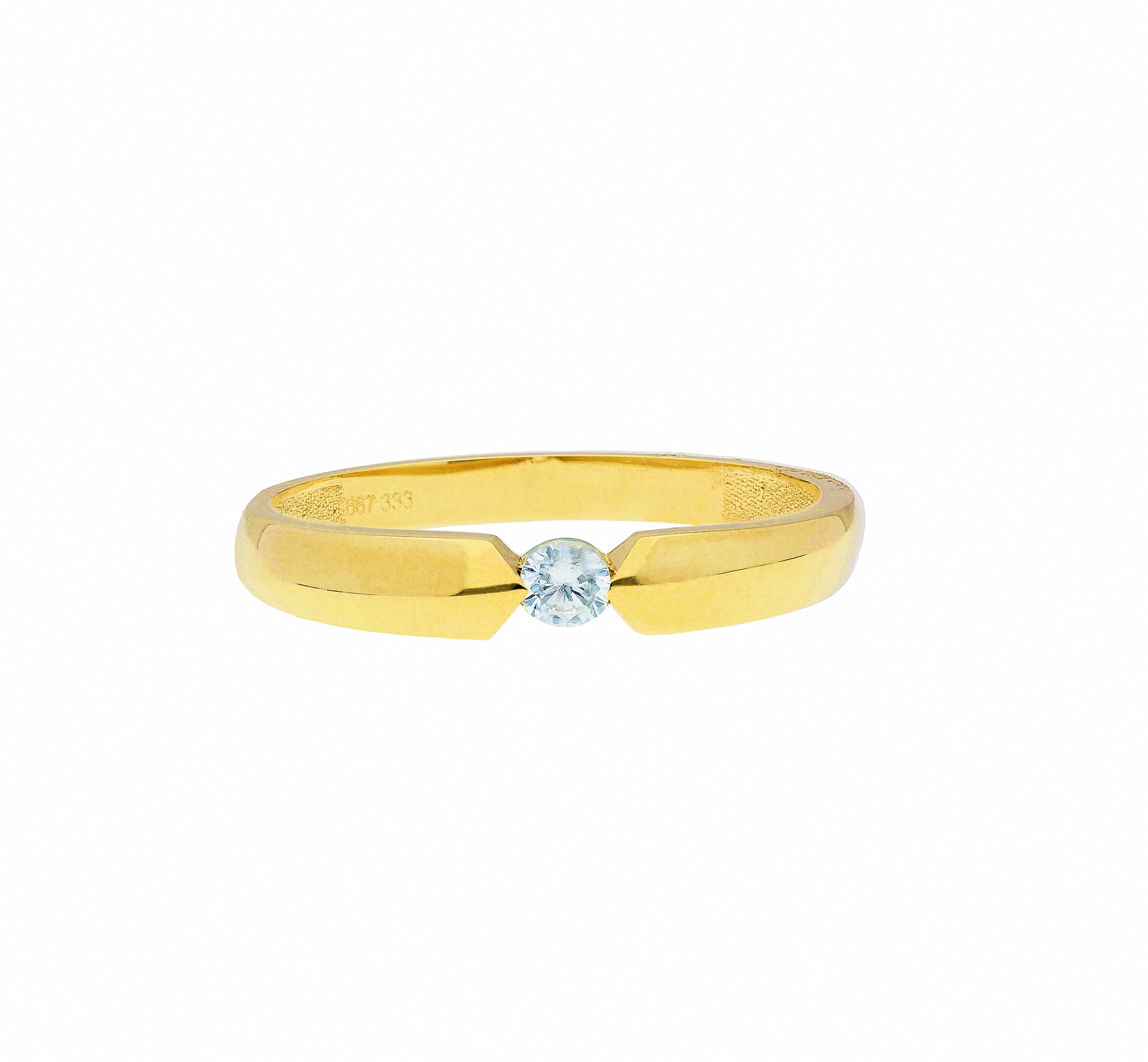 Adelia´s Fingerring "333 Gold Ring mit Zirkonia", Goldschmuck für Damen günstig online kaufen