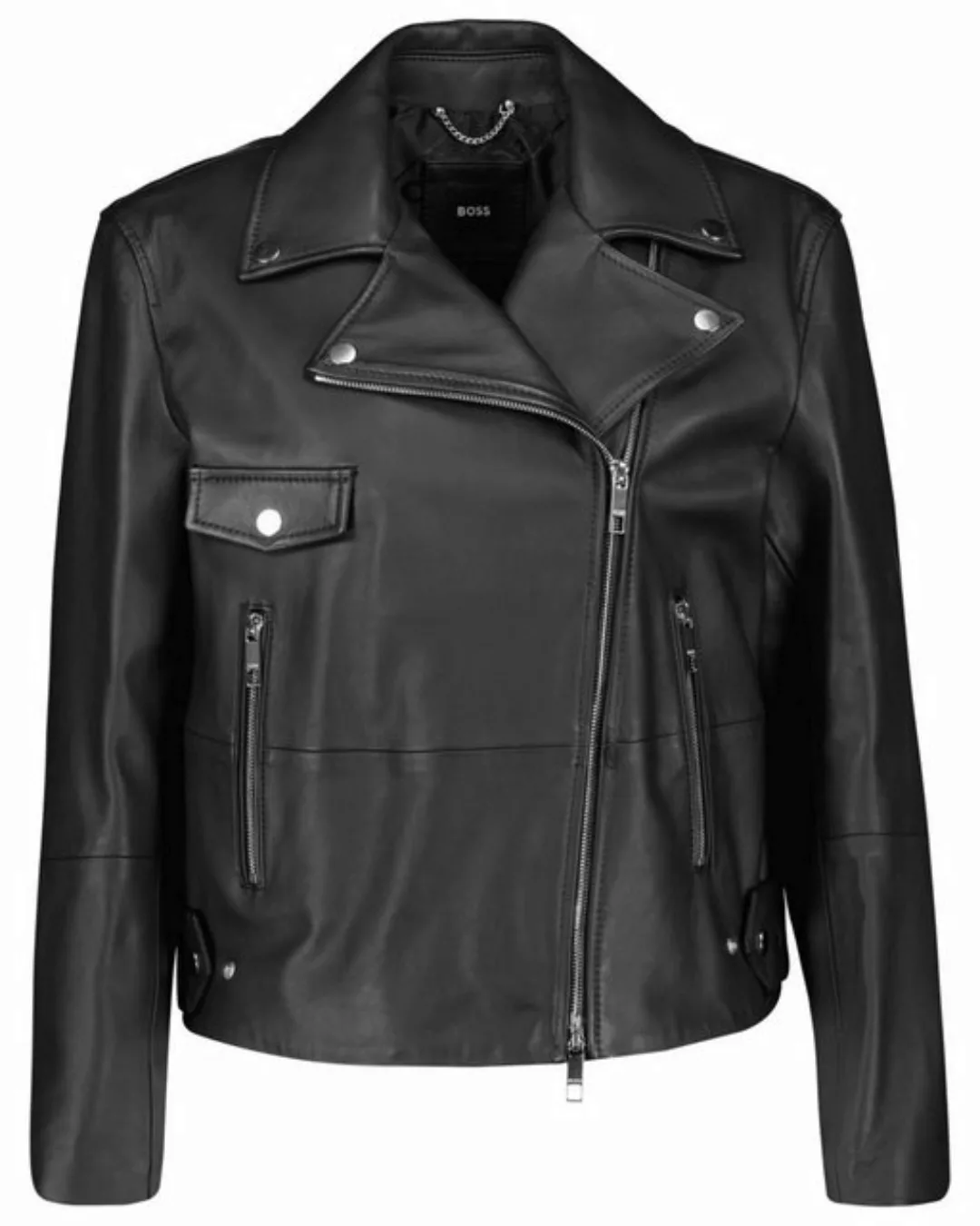 BOSS Lederjacke Damen Lederjacke SAJINA Slim Fit günstig online kaufen