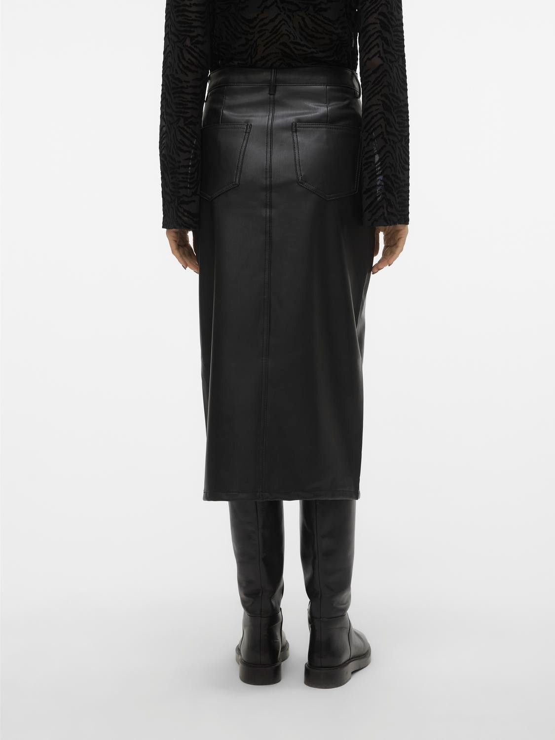 Vero Moda Lederimitatrock VMVERI HR CALF günstig online kaufen