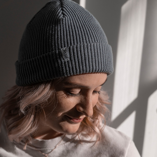 Hipster Beanie Aus Biobaumwolle Beige/ Burgundy/ Schwarz/ Grün/ Grau/ Blau günstig online kaufen