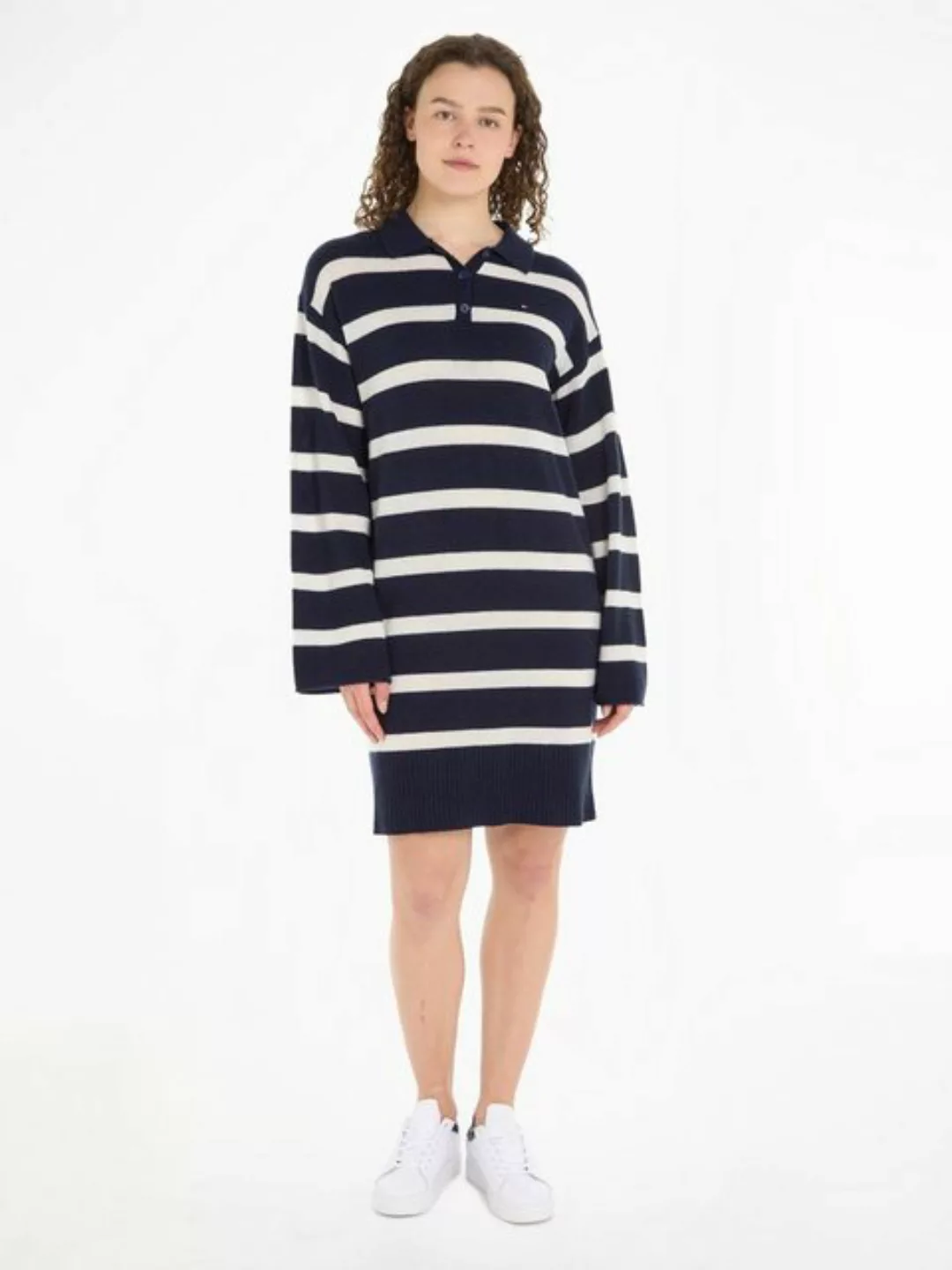 Tommy Hilfiger Polokleid SOFT WOOL POLO DRESS aus weicher Wolle, langlebig, günstig online kaufen