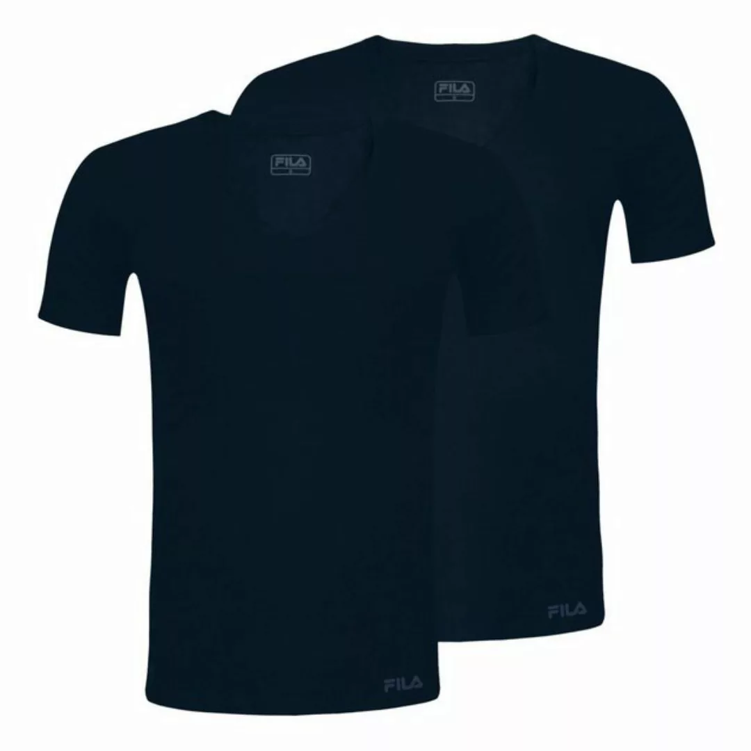 Fila T-Shirt 2er Pack V-Neck aus weichem Baumwolljersey günstig online kaufen