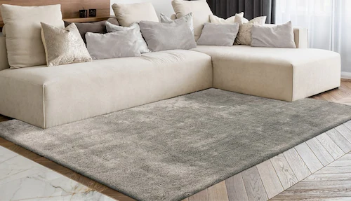 my home Hochflor-Teppich »Carla«, rechteckig, 40 mm Höhe, super soft, Teppi günstig online kaufen