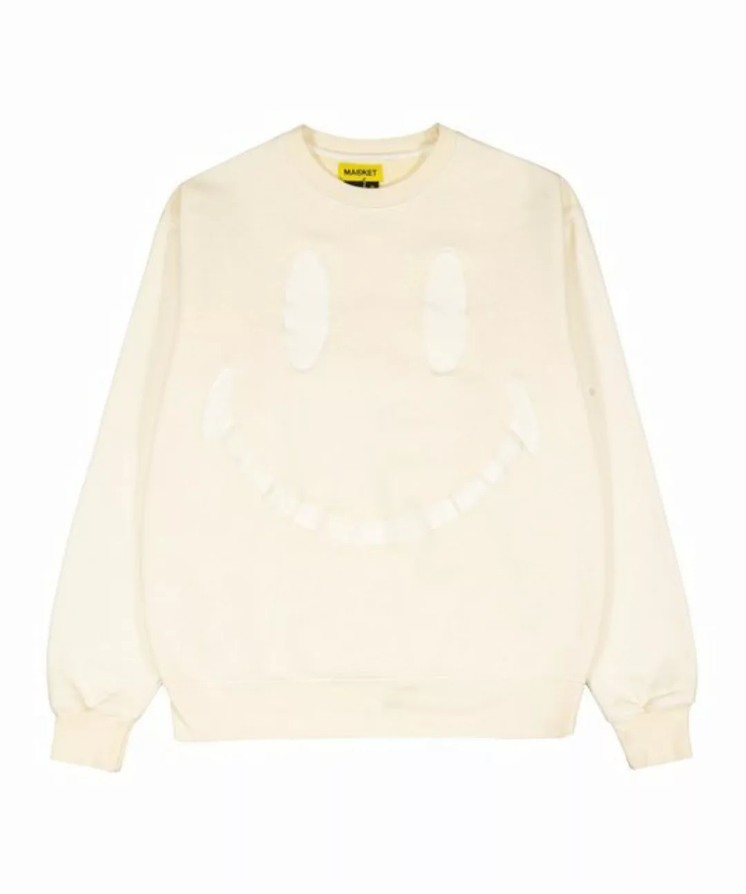 Market Sweatshirt Market Smiley Oversized F0001 Sweatshirt Baumwolle günstig online kaufen