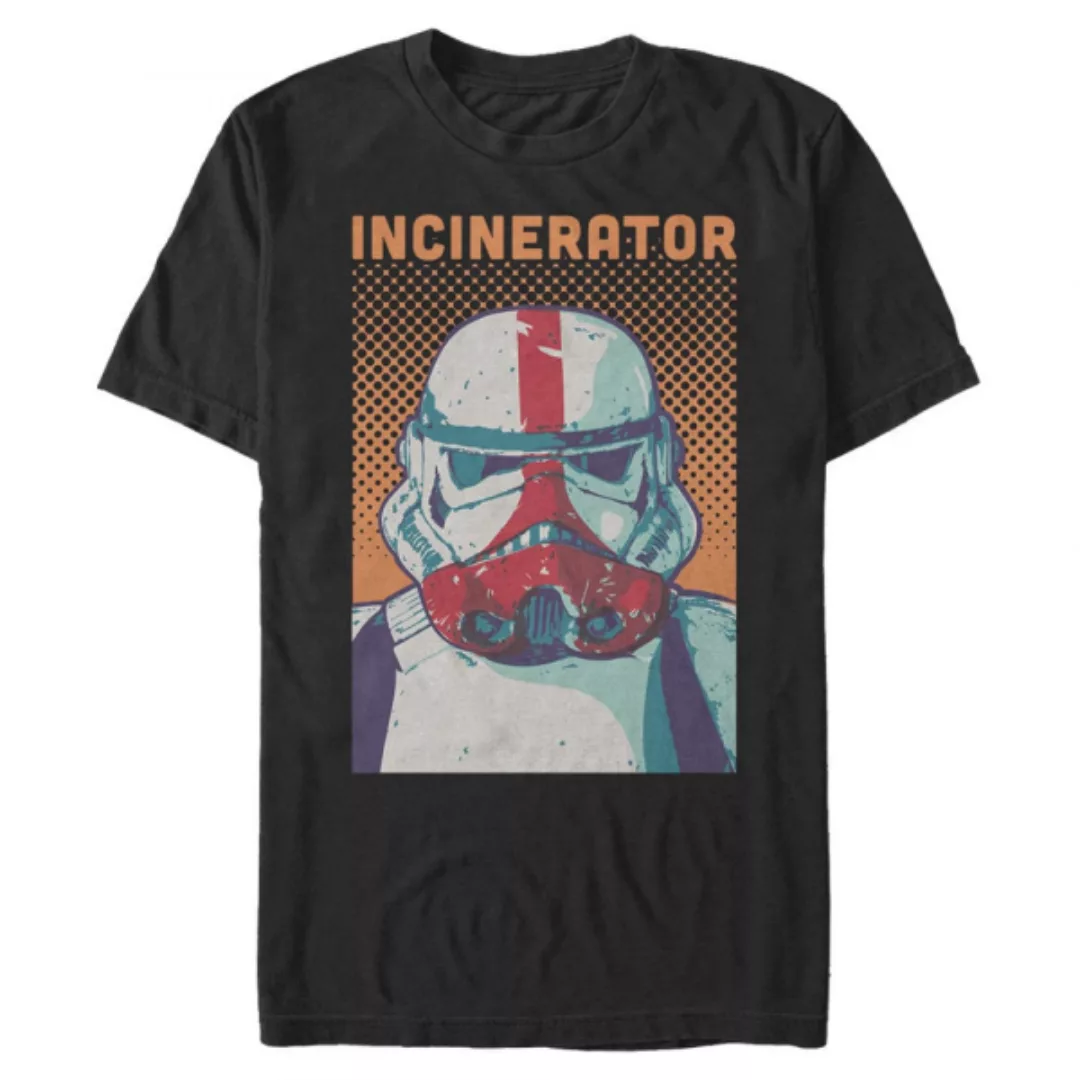 Star Wars - The Mandalorian - Trooper Halftone Incinerator - Männer T-Shirt günstig online kaufen