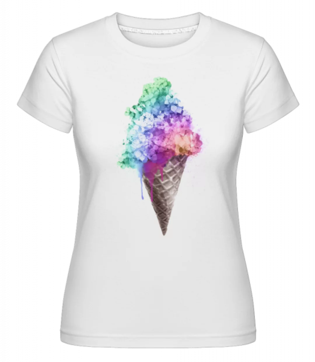 Regenbogen Eis · Shirtinator Frauen T-Shirt günstig online kaufen