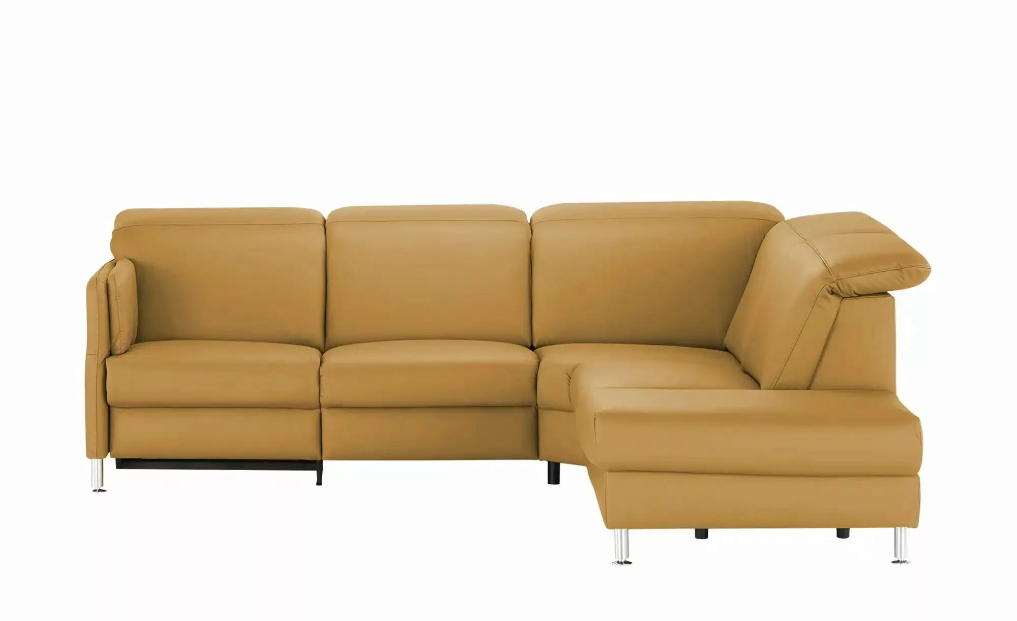 meinSofa Leder-Ecksofa  Leon ¦ gelb ¦ Maße (cm): B: 259 H: 83 T: 236.0 Pols günstig online kaufen