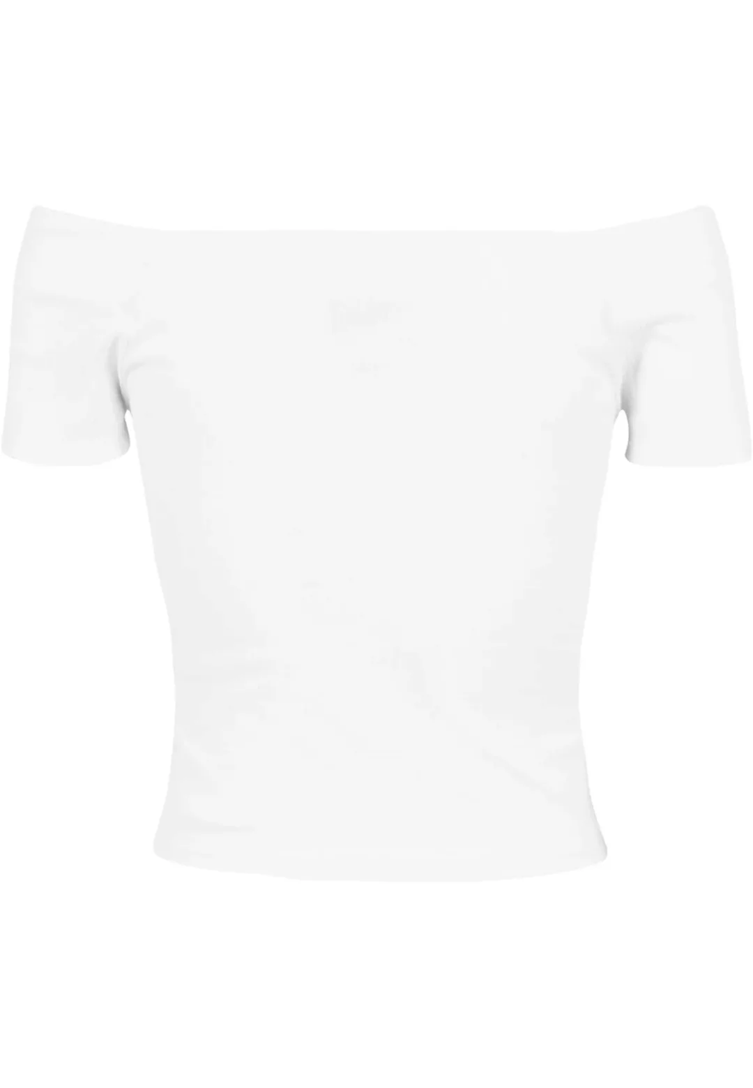 URBAN CLASSICS T-Shirt "Urban Classics Damen Ladies Off Shoulder Rib Tee" günstig online kaufen