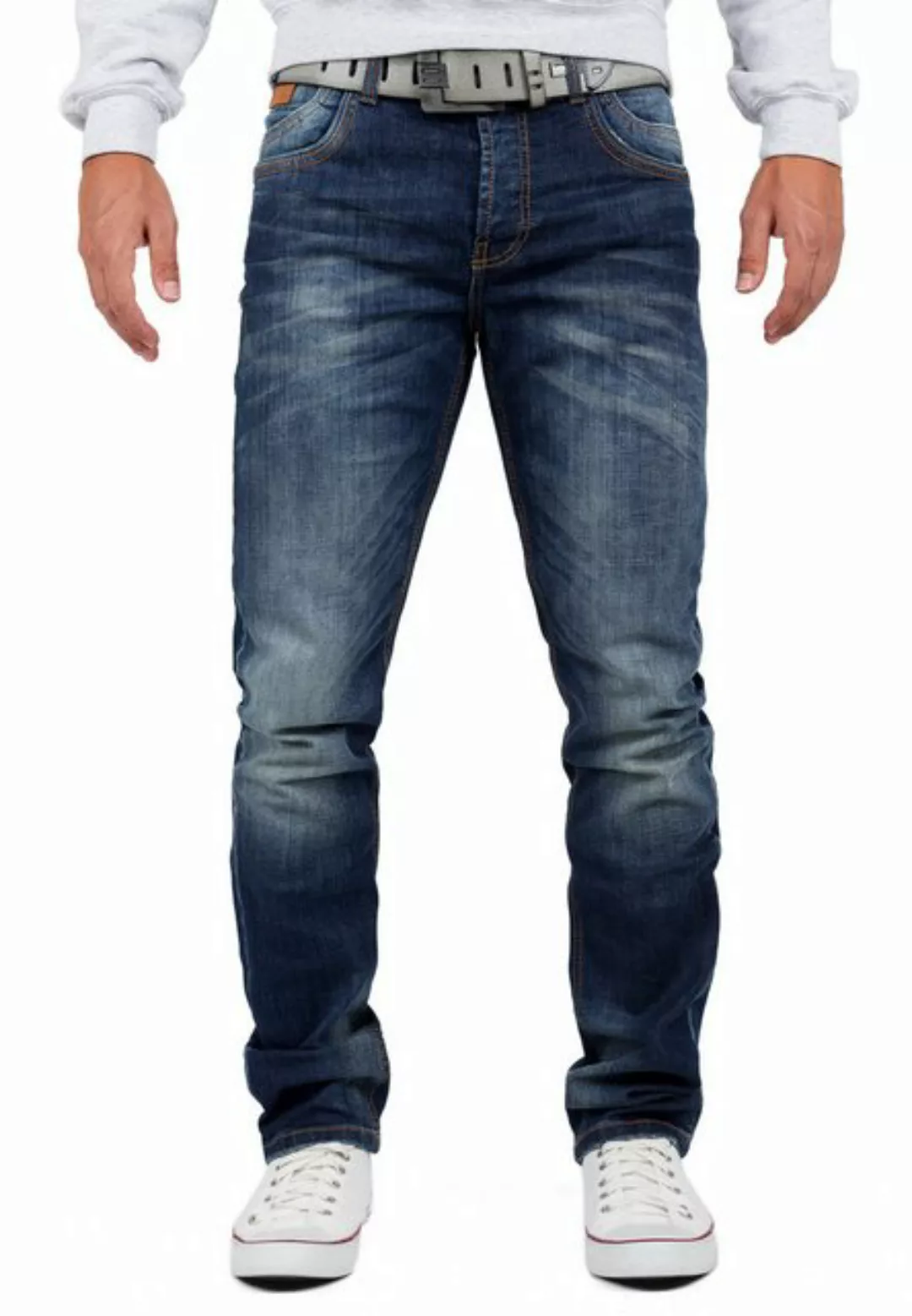 Cipo & Baxx 5-Pocket-Jeans Hose BA-CD186A W34/L34 (1-tlg) mit lässiger Ston günstig online kaufen