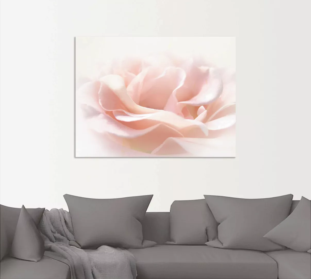 Artland Wandbild »Rose I«, Blumen, (1 St.), als Alubild, Outdoorbild, Leinw günstig online kaufen