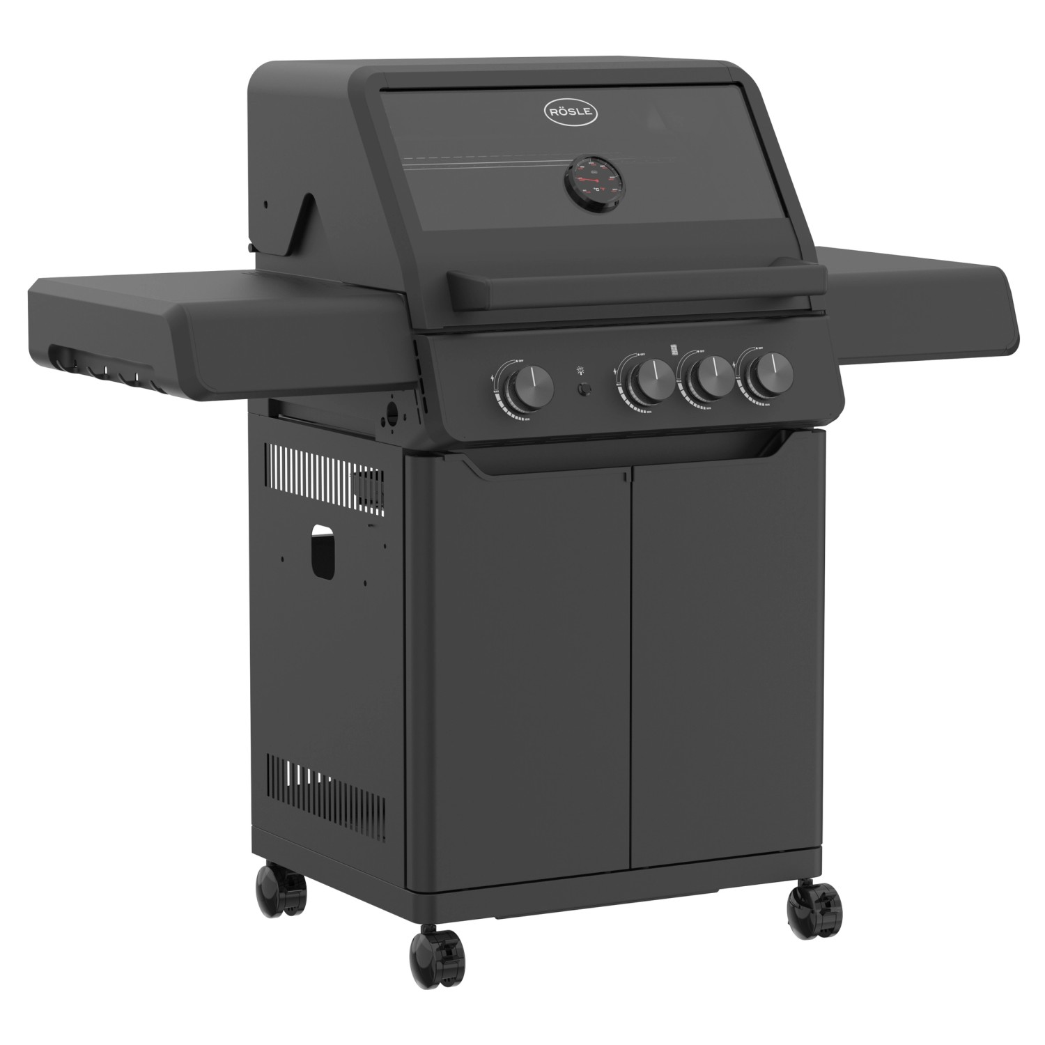 Rösle Gasgrill Allflame Peer 3 Schwarz günstig online kaufen