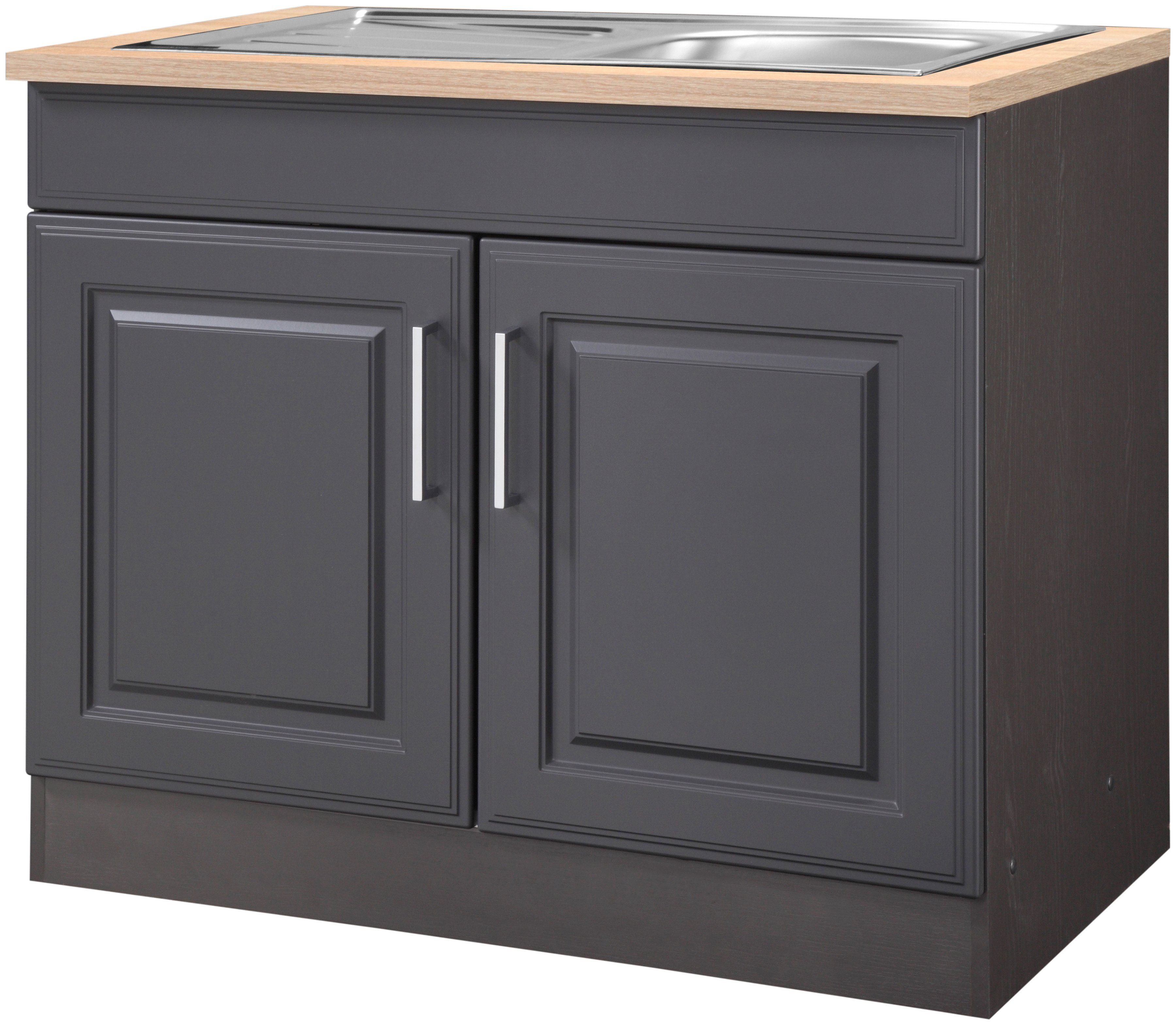 KOCHSTATION Spülenschrank "KS-Stockholm", hochwertige MDF-Fronten günstig online kaufen