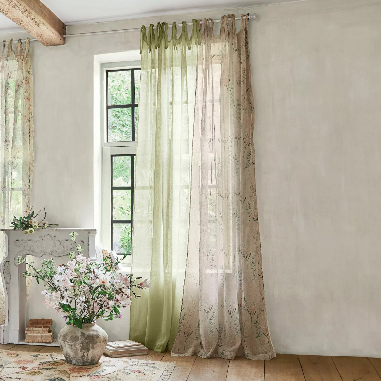 Mirabeau Vorhang Gardine Gryphia hellgrün günstig online kaufen