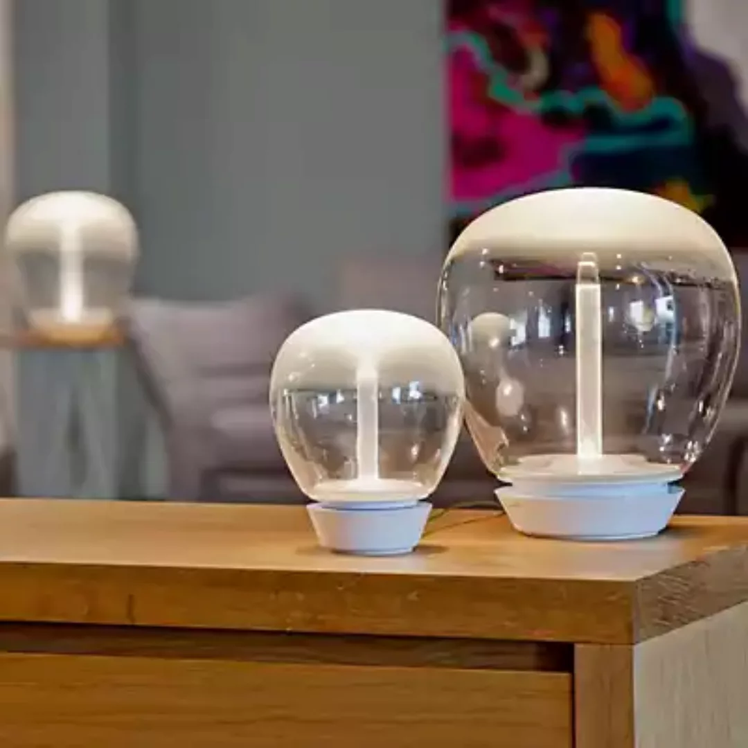 Artemide Empatia Glas-Tischleuchte mit LED, Ø 36cm günstig online kaufen