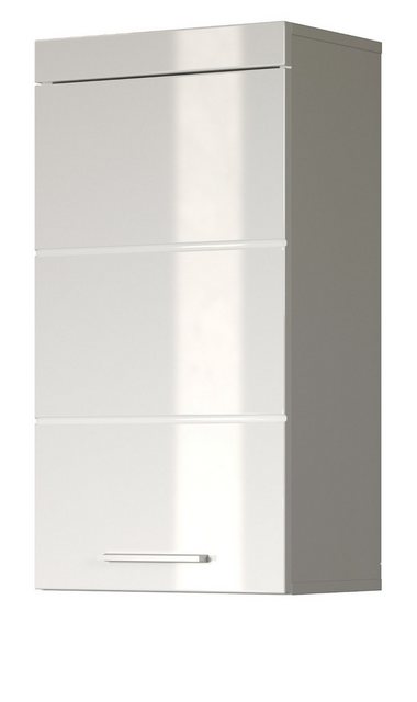 trendteam Hängeschrank Amanda (Badschrank in weiß, 37 x77 cm) Hochglanz günstig online kaufen