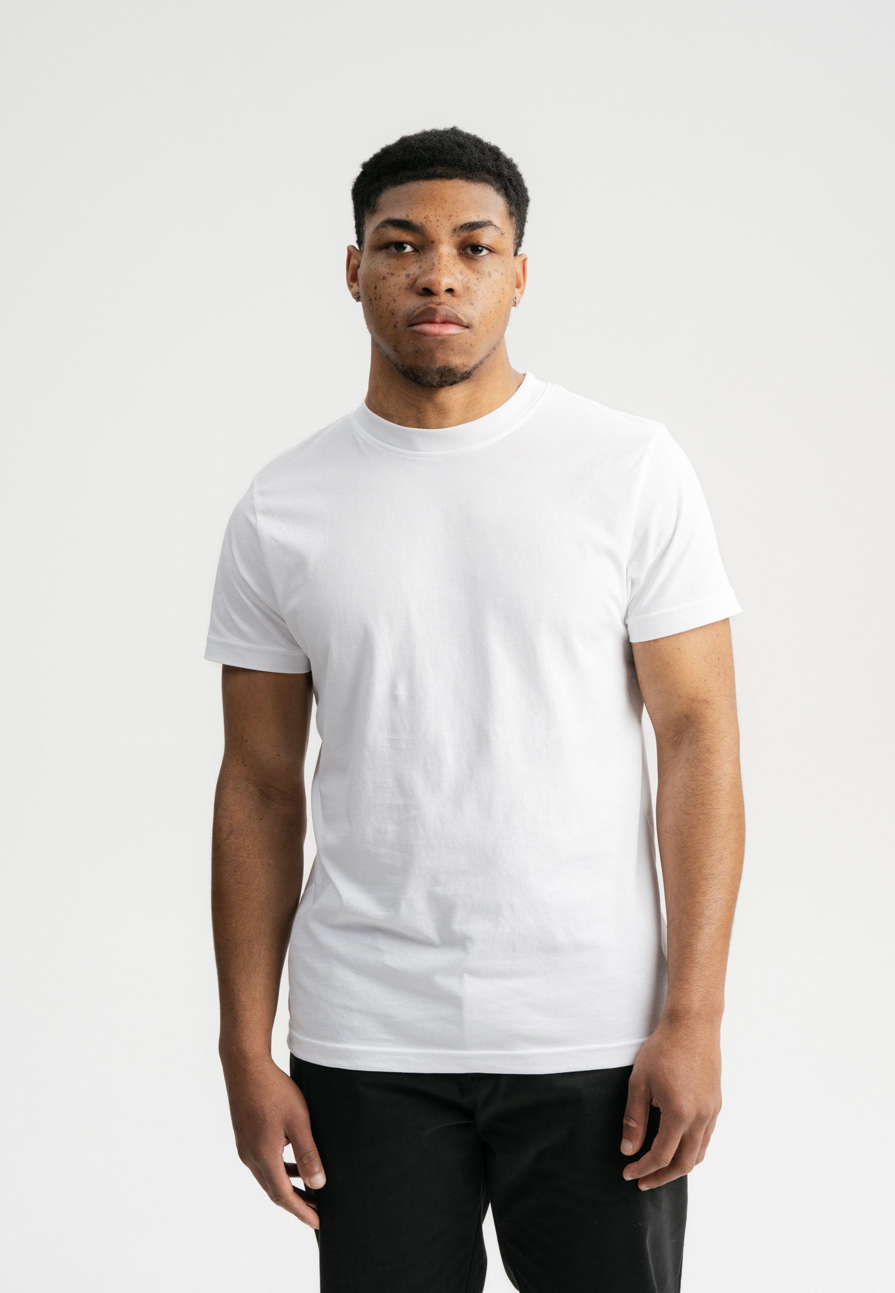 MELA Kurzarmshirt Herren T-Shirt AVAN Rundhalsausschnitt günstig online kaufen