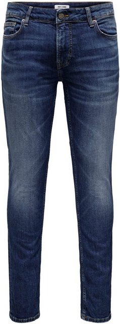 Only & Sons Herren Jeans ONSLOOM SLIM 3030 - Slim Fit - Blau - Blue Denim günstig online kaufen