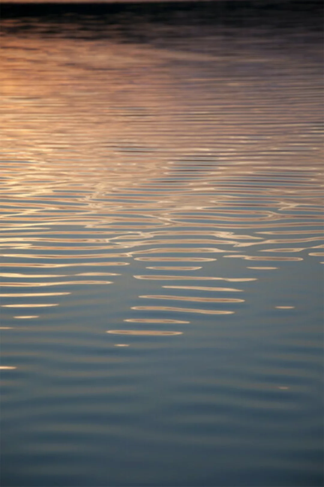Poster / Leinwandbild - Sunset In The Water günstig online kaufen