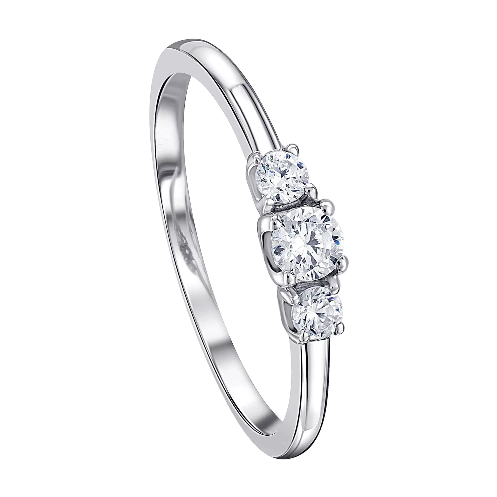 ONE ELEMENT Diamantring "0.26 ct Diamant Brillant Ring aus 585 Weißgold", D günstig online kaufen