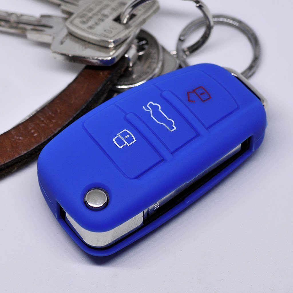 mt-key Schlüsseltasche Autoschlüssel Softcase Silikon Schutzhülle günstig online kaufen